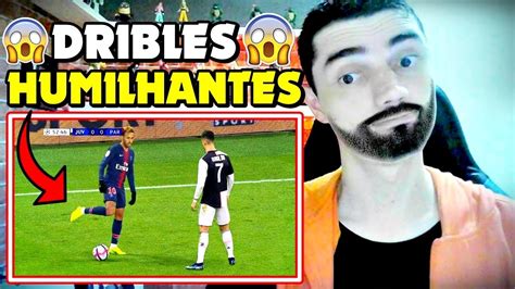 REACT DRIBLES MAIS HUMILHANTES DE NEYMAR JR YouTube