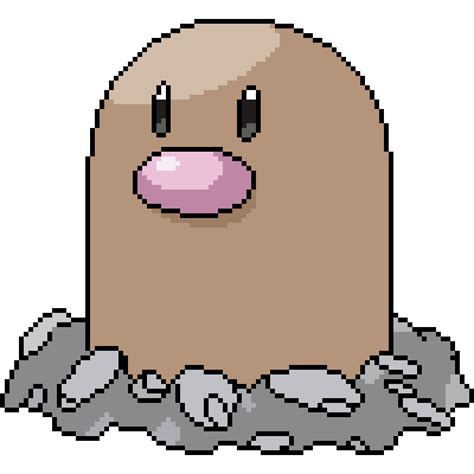 Pixilart Diglett By Leevolt