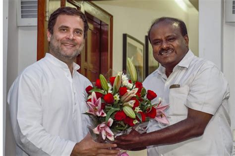 Congress Jds Govt In Karnataka Kumaraswamy To Take Oath As Cm Today Ceremony To Be Attended