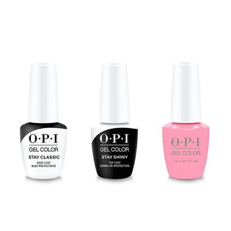 OPI Nail GelColor - Gel Polish Stay Classic Base, Shiny Top - Summer ...