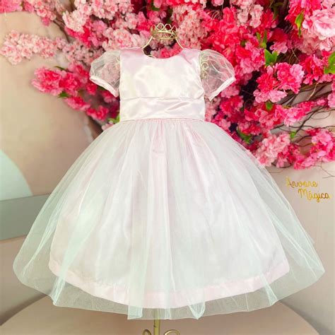 Topo Imagem Vestido De Festa Infantil Rosa Pink Br Thptnganamst