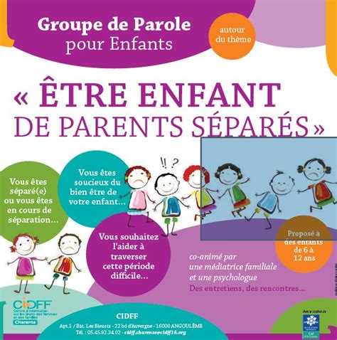 Groupe De Parole Pour Enfants De Parents S Par S Udaf