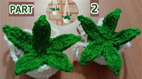 How To Crochet Hanging Potted Plant Tutorial Sundar Crochet Plant