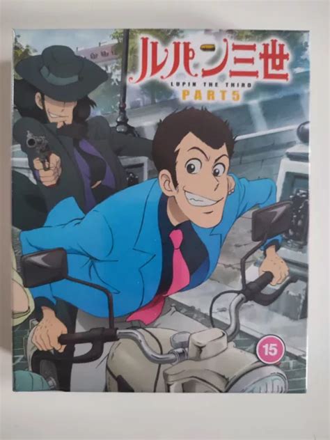 LUPIN THE 3RD Part V Blu Ray Collectors New Sealed UK Edition Anime