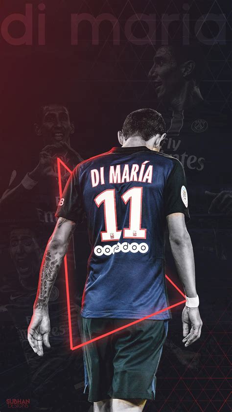 Di Maria Mobile Wallpaper 2016 Psg By Subhan22 On Deviantart