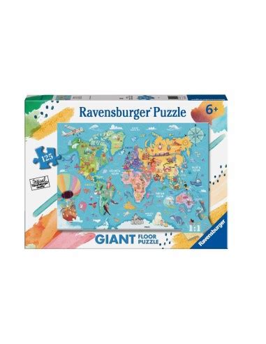 Puzzle 125 Giant Mappa Del Mondo