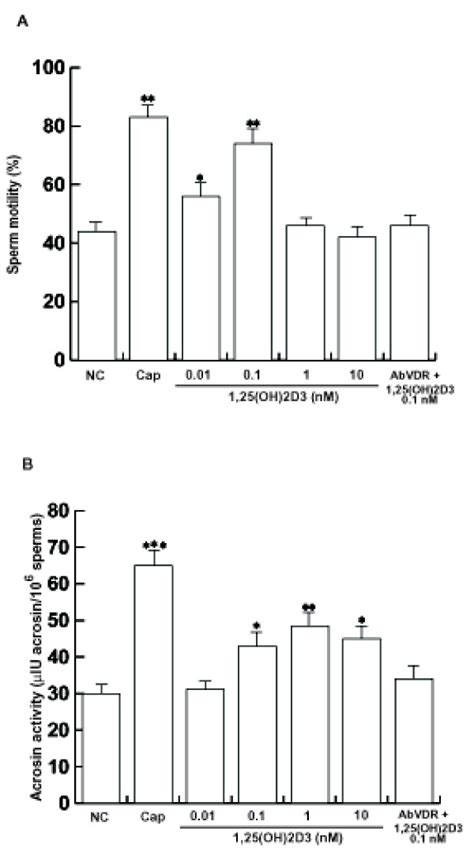 Oh D Effects On Motility And Acrosin Activity Are Vdr Mediated