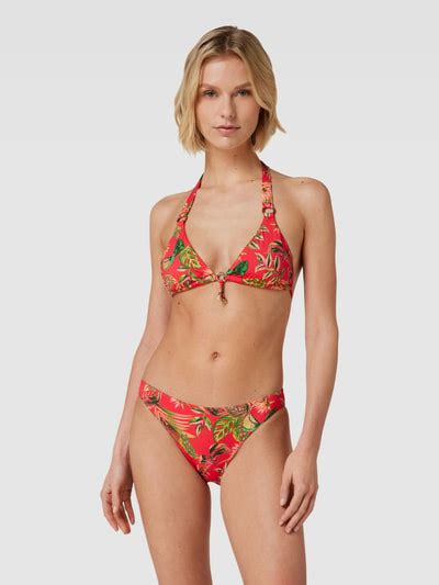 Banana Moon Bikini Oberteil Mit Allover Print Modell Liko Wailua Rot