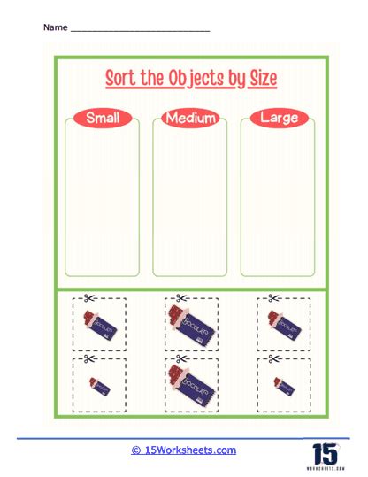 Sort By Size Worksheets - 15 Worksheets.com