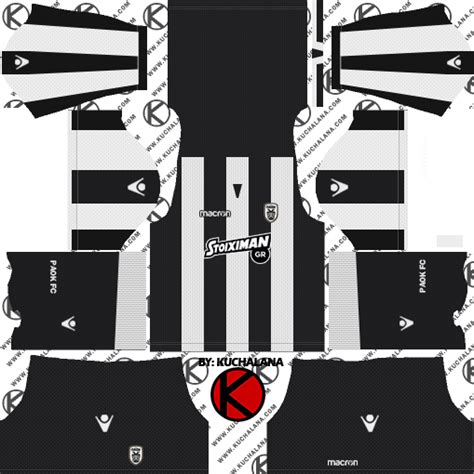 Released, PAOK FC 2018/19 Kit - Dream League Soccer Kits - Kits FTS Terbaru