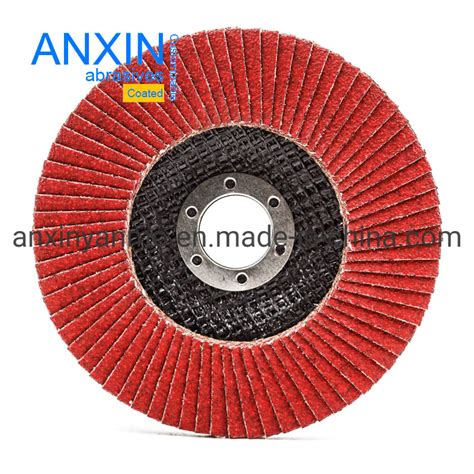 Inch Ceramic Abrasives Flap Disc With Fiberglass Backing For Grinding