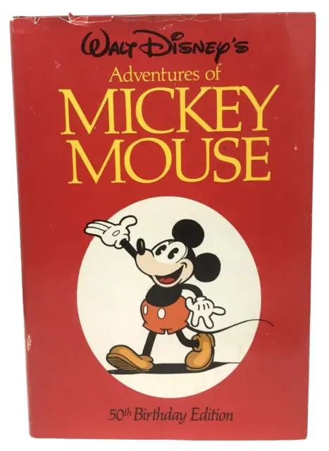 Vintage Walt Disneys Adventures Of Mickey Mouse Book 50th Birthday Edition 1978 £786 Picclick Uk