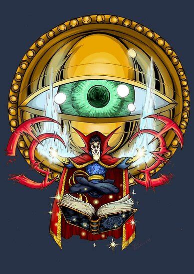 "Doctor Strange in the Agamotto Eye" Poster by SirG | Redbubble