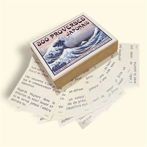 Jeu De Cartes Proverbes Japonais Epiphania Paris