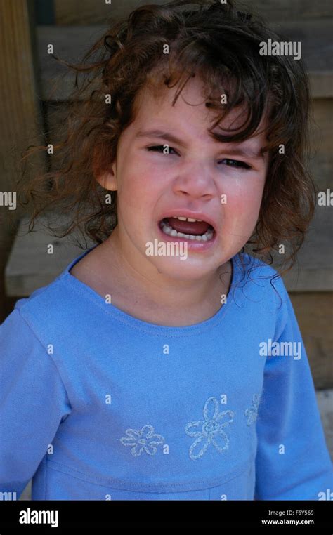 Young Girl Having A Temper Tantrum Stock Photo Alamy