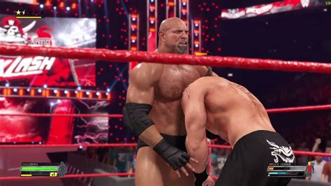 Wwe 2k22 Goldberg Vs Brock Lesnar Title Match World Heavyweight