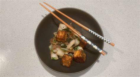 Crispy Tofu With Black Pepper And Bok Choy This Is Robyn