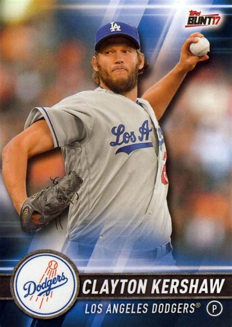 Topps Bunt Clayton Kershaw Trading Card Database