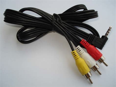 Camcorder Av Cable Mm Plug To Rcas For Sony Sharp Jvc Canon