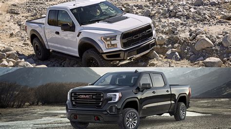 Comparison Is The Gmc Sierra At4 A Solid Alternative To The Ford F 150 Raptor Top Speed