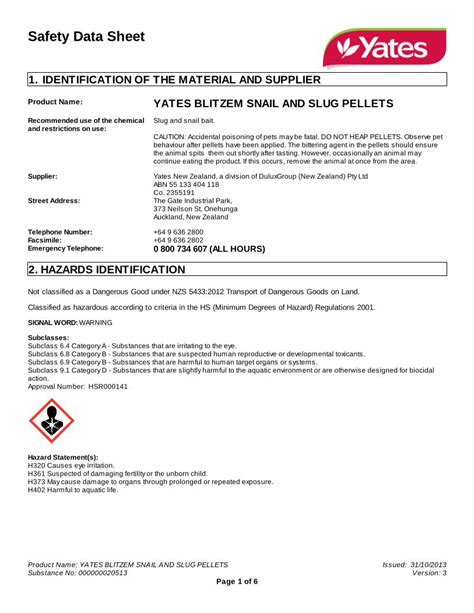 PDF Safety Data Sheet Oricamsds Orica Pdf Shess En Cds 020