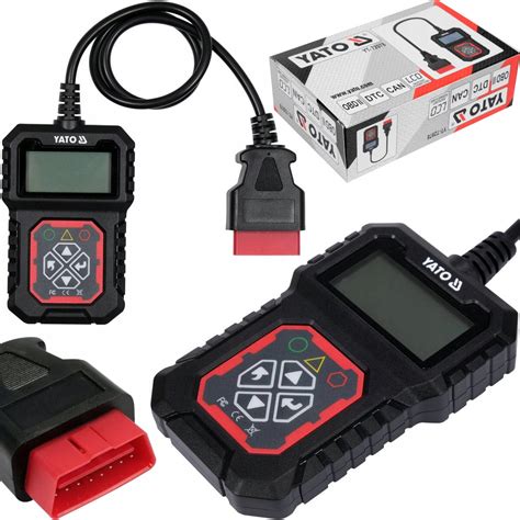 TESTER SKANER DIAGNOSTYCZNY LED INTERFEJS OBD2 EOBD YT 72978 Za 85 99