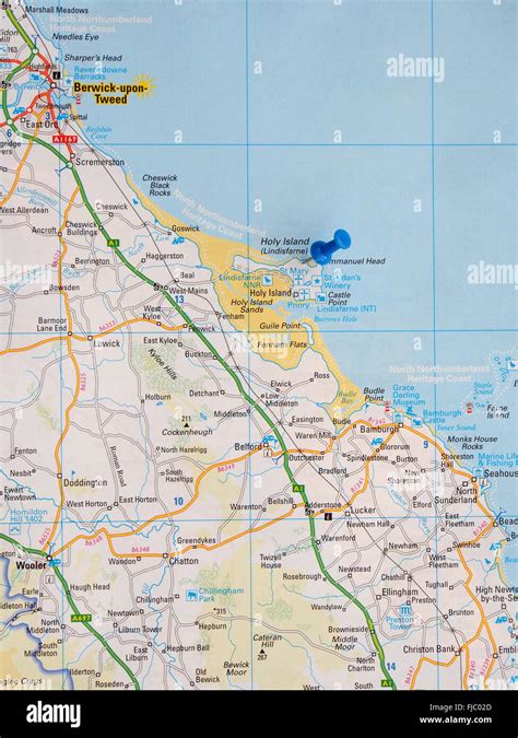 North East Uk Map