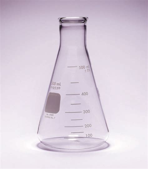 Flask Ml Pyrex Narrow Neck Borosilicate Glass Graduated Pack Of