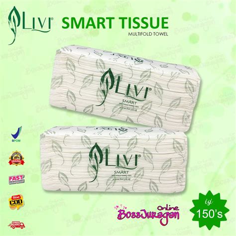 Jual BOSS TISSUE LIVI SMART Multifold Towel 150s TISU TISSU