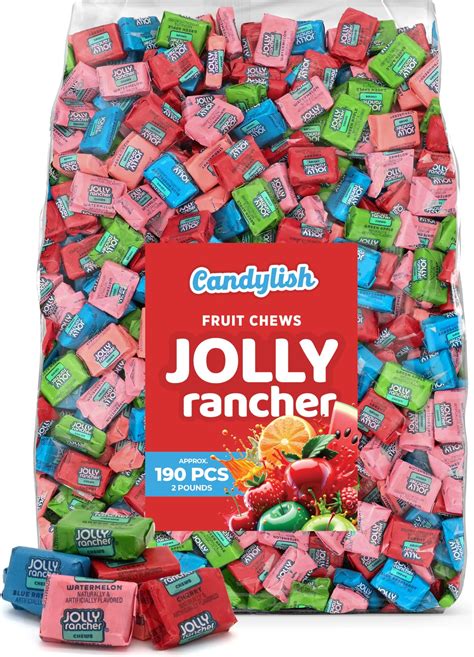 Jolly Ranchers Chews Candy Assorted Flavors 190 Pieces