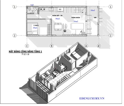 Top 50 Mẫu Thiết Kế Nhà ống 5m X 20m đẹp Nhất