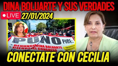 En Vivo Cecilia Garcia Comenta El Mal Gobierno De Dina Boluarte Puno