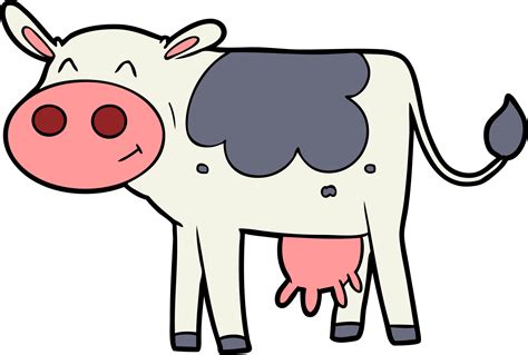 Dibujos Animados Vaca Dibujo 46723710 Png