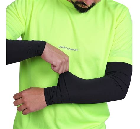 Protetor De Braço Para Sol - Protetor De Braço Manguito Mangote Proteção Solar E Térmico ...