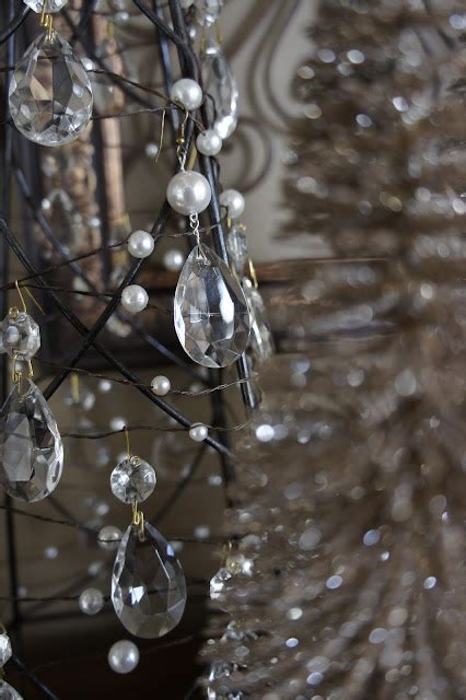 french  feather  easy holiday diy project  lots  sparkle