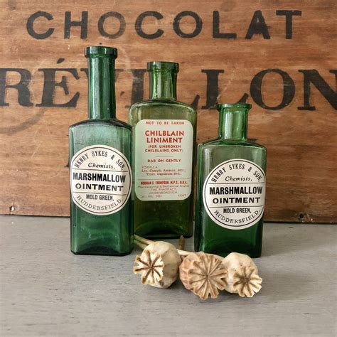 Reserved For Alison Victorian Antique Chemists Bottles Etsy Uk Antique Bottles Vintage