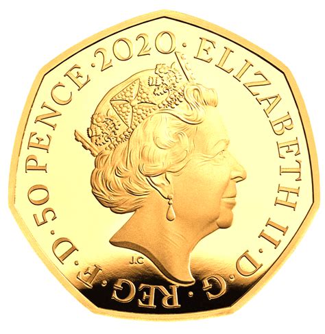 2020 Queen Elizabeth Ii Celebrating British Diversity Gold Proof 50p