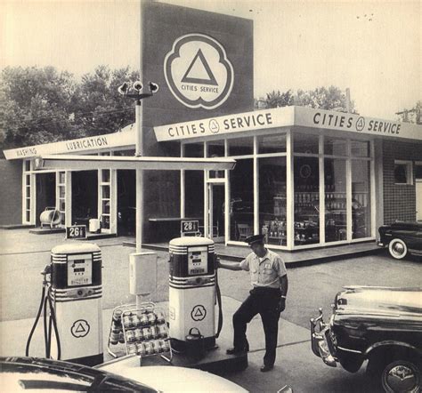 Cities Service Gas Stations Designed By Henry Dreyfuss Gas Station