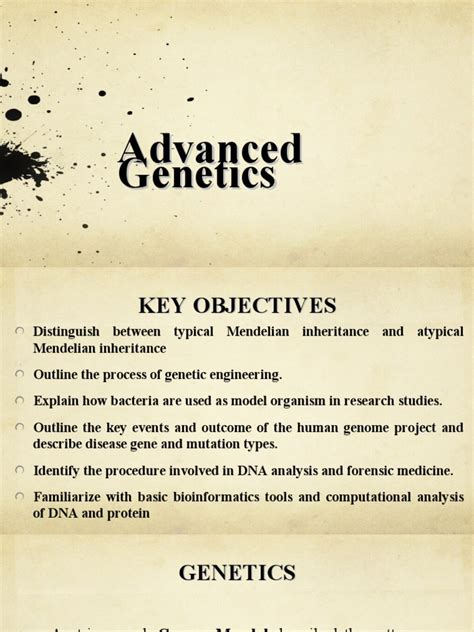 Chapter 6 Advanced Genetics Pdf Ploidy Genetics