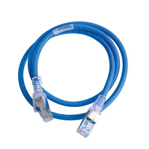 Siemon Sp A S B Patch Cord Skinny S Ftp Cat A Blindado Azul Pies