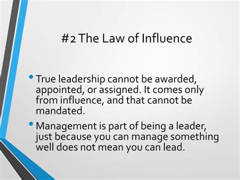 21 Irrefutable Laws Of Leadership John C Maxwell