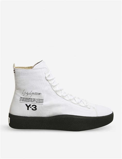 Adidas Y3 Y 3 Bashyo Suede High Top Trainers Suede