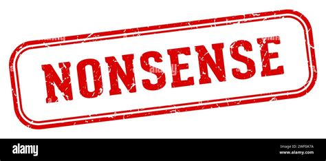 nonsense stamp nonsense rectangular stamp isolated  white background
