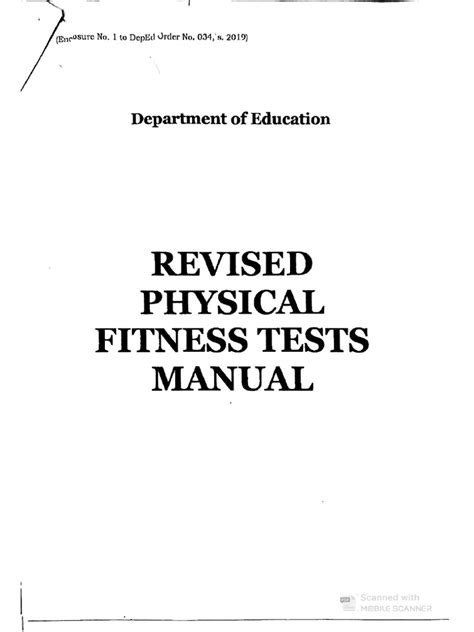 Revised Physical Fitness Tests Manual Pdf