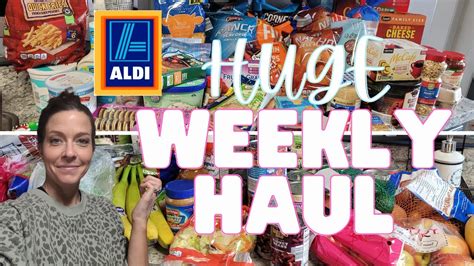 Huge Weekly Aldi Haulgoing Over My Budgetwhat I Always Buy At Aldi