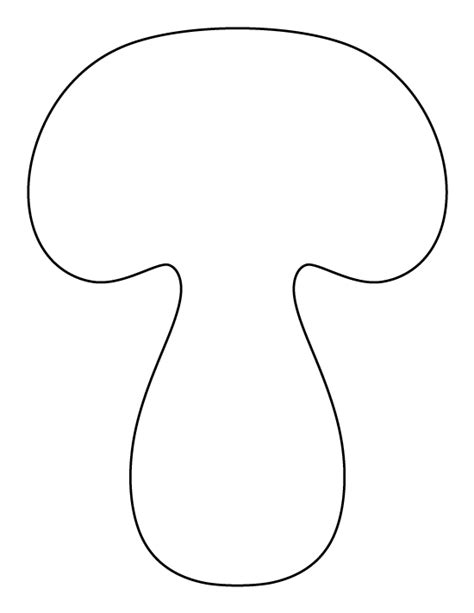 Mushroom Stencil Printable