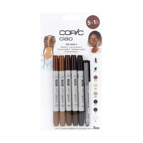 Marqueur Copic Ciao Cheveux Feutre Alcool Double Pointe