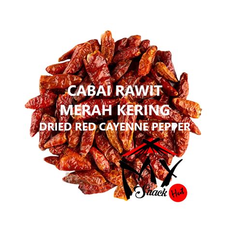 Jual CABAI RAWIT KERING 50GR CABE LOMBOK KECIL MERAH KUNING SUPER