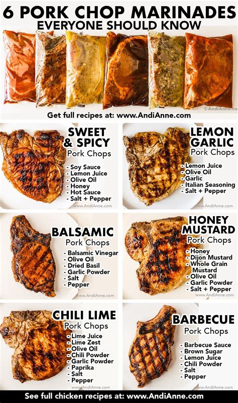 Quick Easy Pork Chop Marinades In 2024 Pork Marinade Recipes