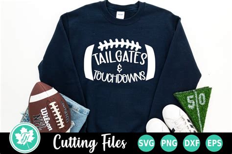 Football SVG Tailgates And Touchdowns SVG